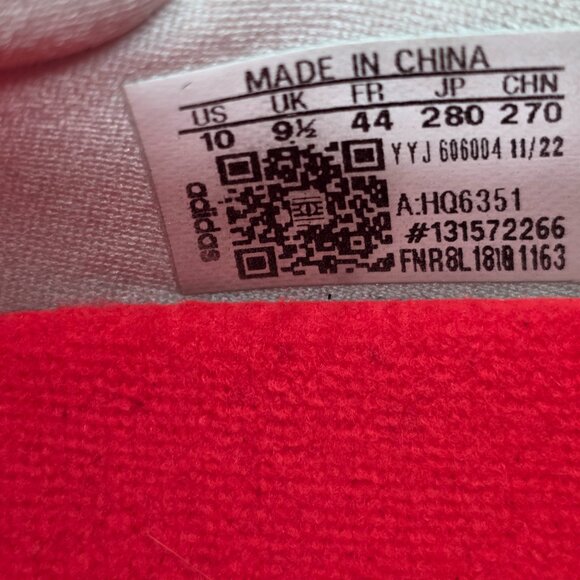 adidas UltraBoost Light White Orange HQ6351 BOOST Running Men’s Size 10 - Picture 10 of 15